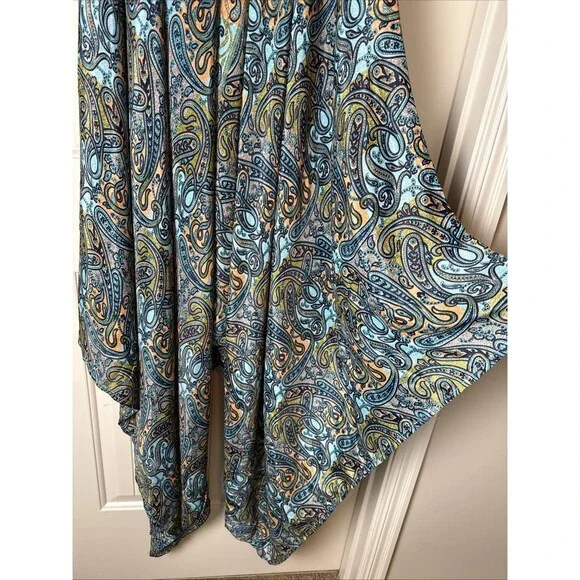 Corte Hindu 100% Silk Harem Jumpsuit Free Size NWT Festival Resort Summer (read) - Picture 4 of 12